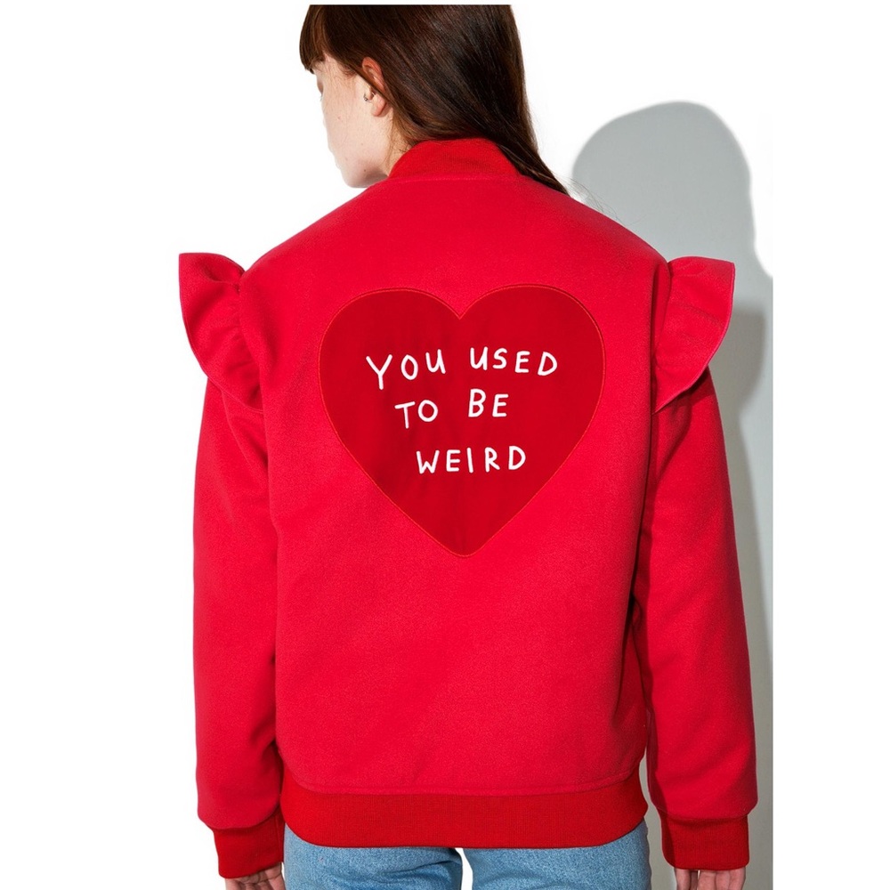 Lazy Oaf Jacket “You Used To Be Weird”